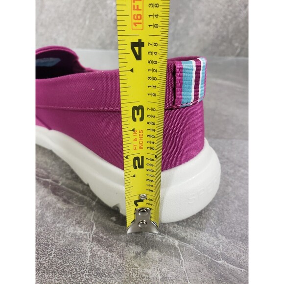 Sperry Recycled Sneakers Womens 8 M Fushsia Captain's Moc Slip Ons Shoes - Picture 12 of 12